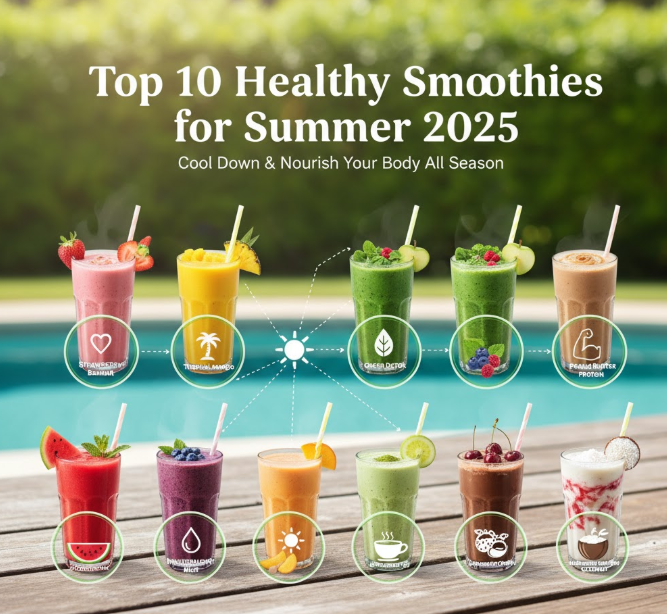 Top 10 Healthy Smoothies for Summer 2025
